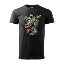  Póló Zombi  mintával Fekete 2XL egyedi ajándék