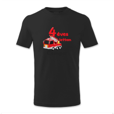 polofun.hu 4 éves lettem, tűzoltós, Csongor gyerek póló