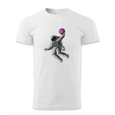 polofun.hu Asztronauta kosárlabdázik férfi póló