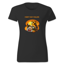 polofun.hu Csokit vagy csalunk, Ilyesztős, Halloween női póló
