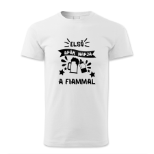 polofun.hu Első apák napja a fiammal férfi póló