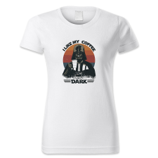 polofun.hu I like my coffe dark, Star Wars, Darth Vader női póló