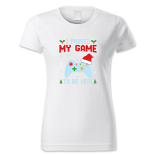 polofun.hu I paused my game to be here, Karácsony női póló