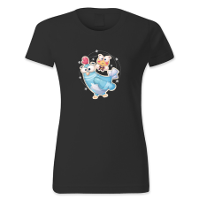 polofun.hu Imádnivaló csirke és méhecske női póló