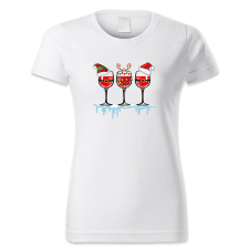 polofun.hu Italozás, Télapó, Rudolf, Manó, Karácsony női póló