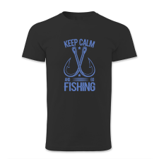 polofun.hu Keep calm and go fishing férfi póló
