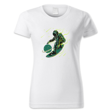 polofun.hu Légdeszkázó asztronauta női póló