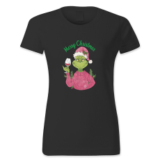 polofun.hu Merry Cristmas, Grinch lány borozik 2, Karácsony