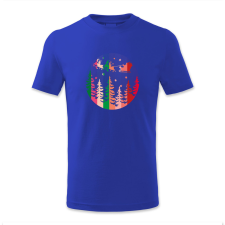 polofun.hu Mikulás, rénszarvas, szán, retró gyerek póló