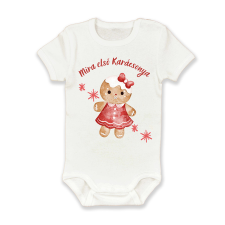 polofun.hu Mira első karácsonya, mézeskalács figurával, Karácsony kombidressz, body