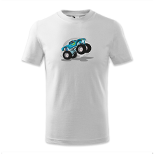 polofun.hu Monster truck, kék gyerek póló