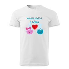 polofun.hu Működik köztünk a kémia, kék férfi póló