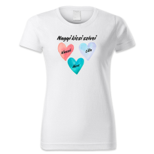 polofun.hu Nagyi kicsi szívei női póló