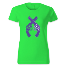 polofun.hu Pisztoly, revolver, lövészet női póló