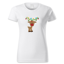 polofun.hu Rudolf rénszarvas égőkkel női póló