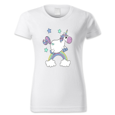 polofun.hu Ugró dagi unikornis női póló