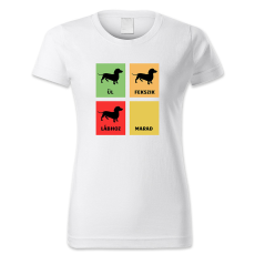 polofun.hu Ül, fekszik, lábhoz, marad! Tacskó/női