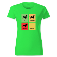 polofun.hu Ül, fekszik, lábhoz, marad! Tacskó/női