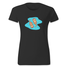 polofun.hu Vidrák háton fürdenek női póló