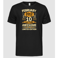 Pólómánia 10 years of being limited edition_february - Férfi Alap póló