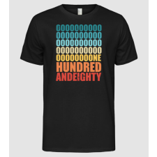 Pólómánia 180 Darts Retro felirat - Férfi Alap póló férfi póló