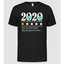 Pólómánia 2020 maszkos komment - not as described fekete pólóra - Férfi Alap póló férfi póló