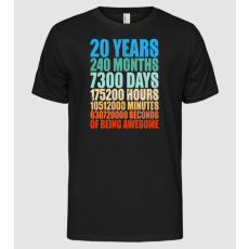 Pólómánia 20 years of being awesome - Férfi Alap póló