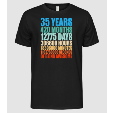 Pólómánia 35 years of being awesome - Férfi Alap póló férfi póló