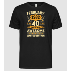 Pólómánia 40 years of being limited edition_february - Férfi Alap póló