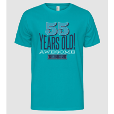 Pólómánia 55 years old awesome since 1965 - Férfi Alap póló