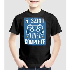Pólómánia 5. szint level completed - Uniszex Gyerek Póló