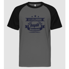 Pólómánia A legjobb anyák - Május - Férfi Baseball Póló