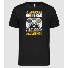 Pólómánia A Legjobb Gamerek Júliusban születnek - Férfi Alap póló