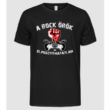 Pólómánia A rock örök ás elpusztíthatatlan - Férfi Alap póló férfi póló