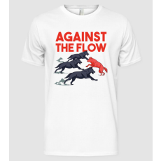 Pólómánia Against the flow - Árral szemben - Férfi Alap póló