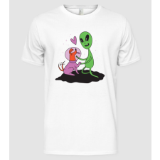 Pólómánia Alien Kutyával - Férfi Alap póló férfi póló