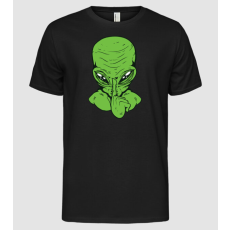 Pólómánia Alien Psszt - Férfi Alap póló