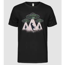 Pólómánia Alien Ufó Dinoszaurusz - Férfi Alap póló férfi póló