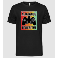 Pólómánia Általános iskola teljesítve retro gamer - Férfi Alap póló