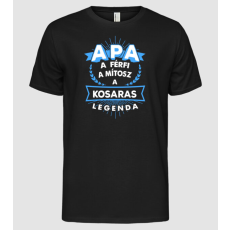 Pólómánia Apa a férfi a mítosz a sportlegenda KOSARAS - Férfi Alap póló