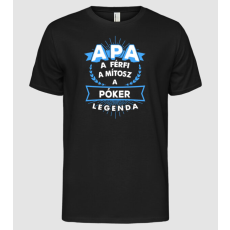 Pólómánia Apa a férfi a mítosz a sportlegenda PÓKERES - Férfi Alap póló