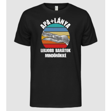 Pólómánia APA + LÁNYA - Legjobb barátok mindörökké light - Férfi Alap póló