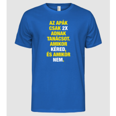 Pólómánia Apai tanácsok - Férfi Alap póló