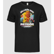 Pólómánia Arcade Jövőbeli szakmás rendőr - Férfi Alap póló