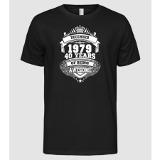 Pólómánia Awesome being of 40 years 1979 DECEMBER - Férfi Alap póló férfi póló
