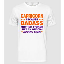 Pólómánia Badass zodiac CAPRICORN - Férfi Alap póló férfi póló
