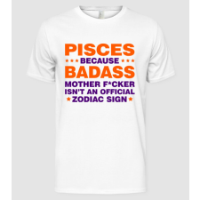 Pólómánia Badass zodiac PISCES - Férfi Alap póló férfi póló