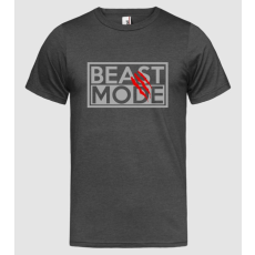 Pólómánia Beast mode - Férfi Heather Póló