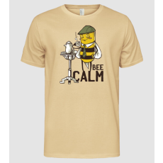 Pólómánia Bee Calm - Legyél türelmes Méhecske - Férfi Alap póló