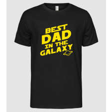 Pólómánia Best dad in the galaxy - Férfi Alap póló férfi póló